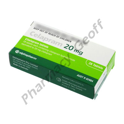 Celapram (Citalopram Hydrobromide) - 20mg (28 Tablets)