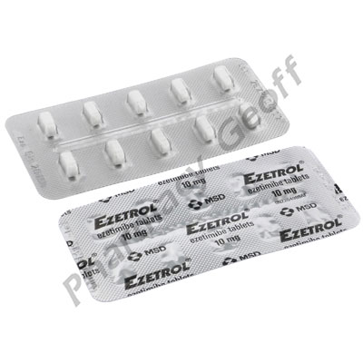 Ezetrol (Ezetimibe) - 10mg (30 Tablets)