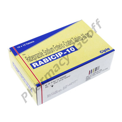 Rabicip (Rabeprazole Sodium) - 10mg (15 Tablets)