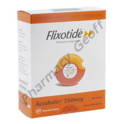 Flixotide Accuhaler (Fluticasone Propionate) - 250mcg (60 Doses)