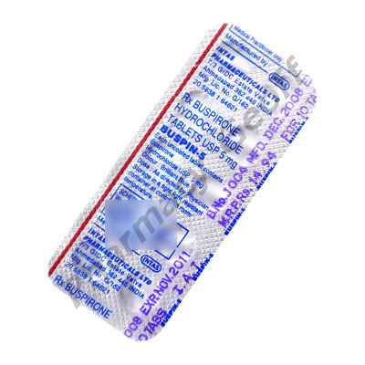 Buspin (Buspirone Hydrochloride) - 5mg (10 Tablets)