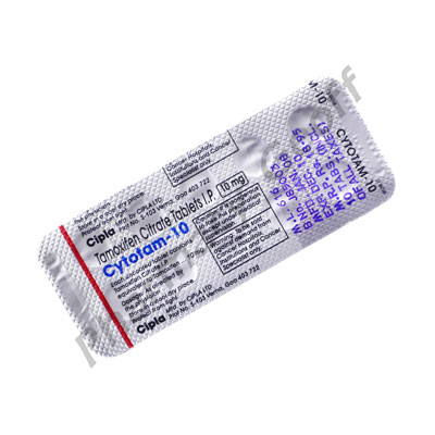 Cytotam (Tamoxifen Citrate) - 10mg (10 Tablets)