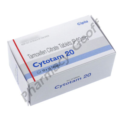 Cytotam (Tamoxifen Citrate) - 20mg (10 Tablets)