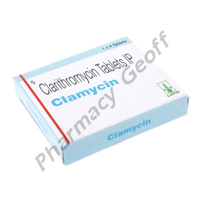 Clamycin (Clarithromycin) - 250mg (4 Tablets)