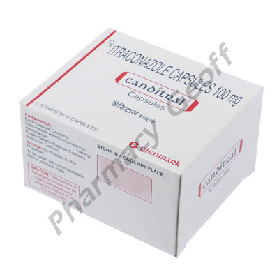 Canditral (Itraconazole) - 100mg (4 Tablets)