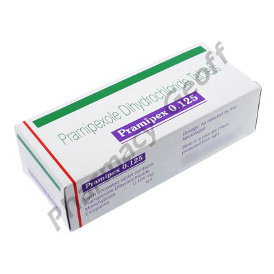 Pramipex (Pramipexole Dihydrochloride) - 0.125mg (10 Tablets)