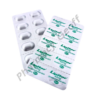 Lipitor (Atorvastatin Calcium) - 40mg (30 Tablets)