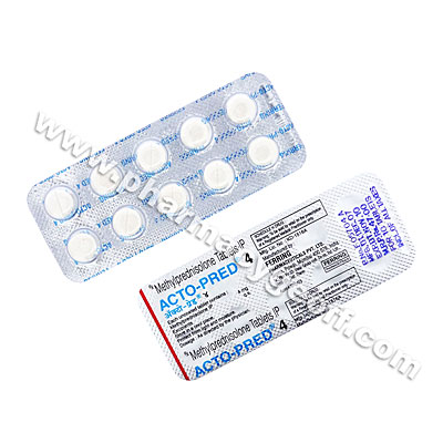 Acto-Pred (Methylprednisolone) - 4mg (10 Tablets)