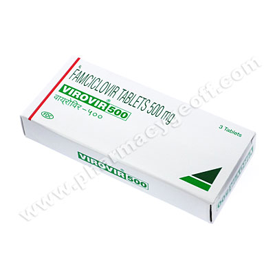 Virovir (Famciclovir) - 500mg (3 Tablets)