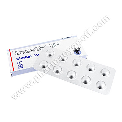 Simlup (Simvastatin) - 10mg (10 Tablets)