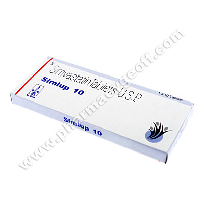 Simlup (Simvastatin) - 10mg (10 Tablets)