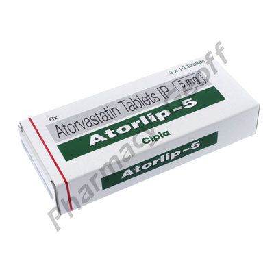 Atorlip (Atorvastatin Calcium) - 5mg (30 Tablets)