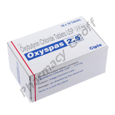 Oxyspas (Oxybutynin) 2.5mg 10s