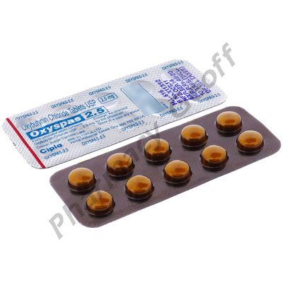 Oxyspas (Oxybutynin) 2.5mg 10s