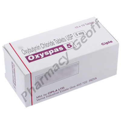 Oxyspas (Oxybutynin) 5mg 10s