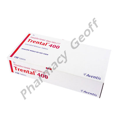 Trental (Pentoxifylline) 400mg 15 tabs