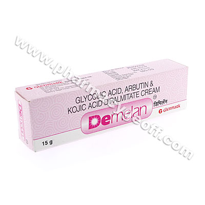 Demelan Cream (glycolic acid/arbutin/kojic acid dipalmitate) - 10%/5%/2% (15gTube)