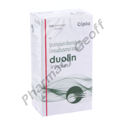 Duolin Inhaler (Ipratropium Bromide/Levosalbutamol) - 20mcg/50mcg