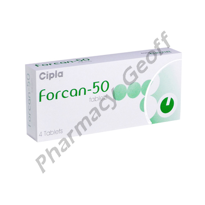 Forcan (Fluconazole) - 50mg (4 Tablets)