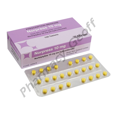 Norpress (Nortriptyline Hydrochloride) - 10mg (100 Tablets)