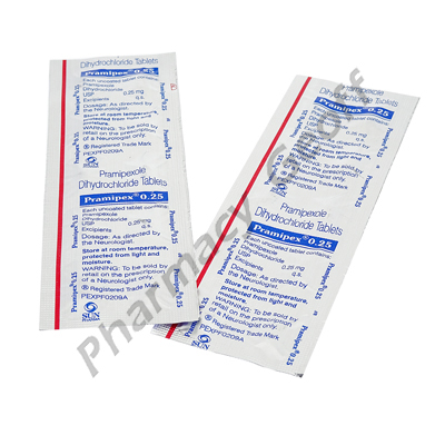 Pramipex (Pramipexole Dihydrochloride) - 0.25mg (10 Tablets)