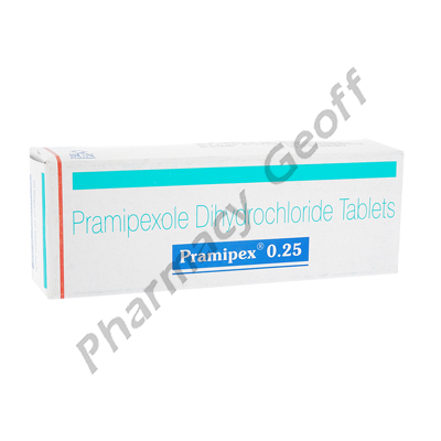 Pramipex (Pramipexole Dihydrochloride) - 0.25mg (10 Tablets)