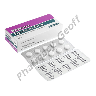 Siterone (Cyproterone Acetate) - 50mg (50 Tablets)