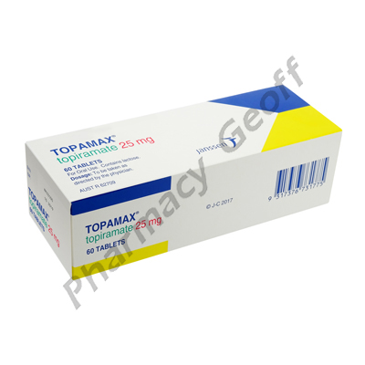 Topamax (Topiramate) - 25mg (60 Tablets)