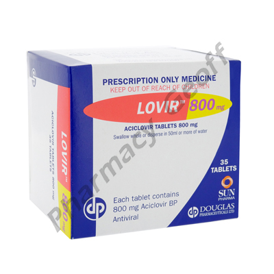 Lovir (Acyclovir) - 800mg (35 Tablets) 