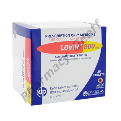 Lovir (Acyclovir) - 800mg (35 Tablets) 