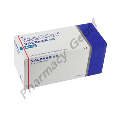 Valzaar (Valsartan) - 80mg (10 Tablets)