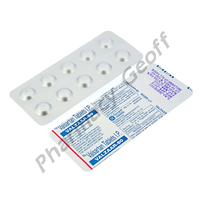 Valzaar (Valsartan) - 80mg (10 Tablets)