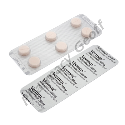 Vermox (Mebendazole) - 100mg (6 Tablets)