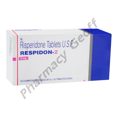 Respidon (Risperidone) - 2mg (10 Tablets)