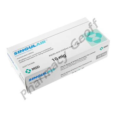 Singulair (Montelukast Sodium) - 10 mg (28 Tablets)