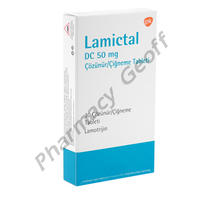 Lamictal Dc (Lamotrigine) - 50mg (30 Tablets)(Turkey)