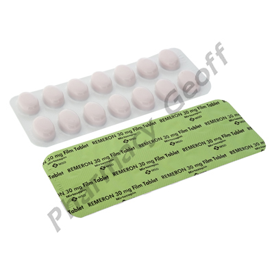 Remeron (Mirtazapine) - 30mg (28 Tablets)