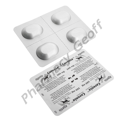 Cerenia (Maropitant) - 160mg (4 Tablets)(Red)