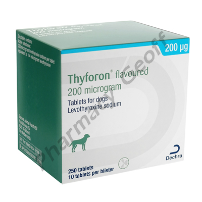 Thyforon (Levothyroxine Sodium) - 200mcg (250 Tablets)