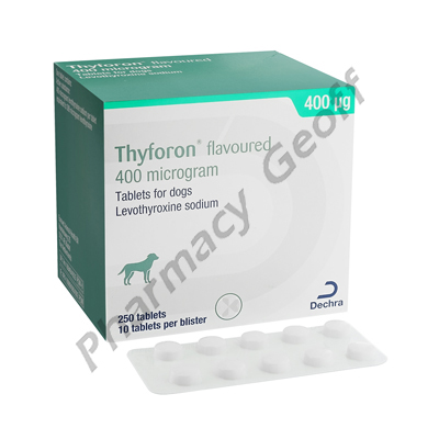 Thyforon (Levothyroxine Sodium) - 400mcg (250 Tablets)