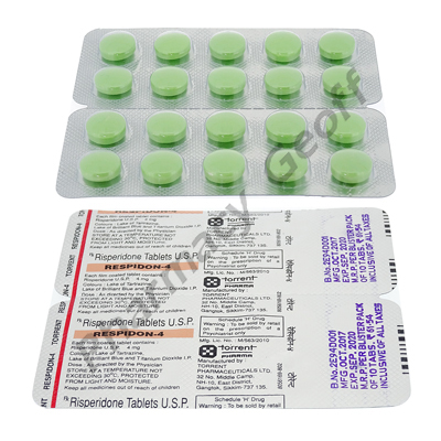 Respidon (Risperidone) - 4mg (10 Tablets)