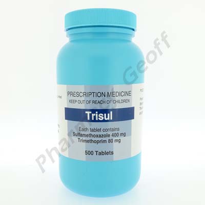 Trisul (Trimethoprim/Sulfamethoxazole) - 80mg/400mg (500 Tablets) 