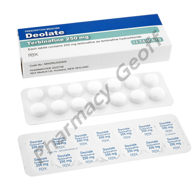 Deolate (Terbinafine) - 250mg (14 Tablets)