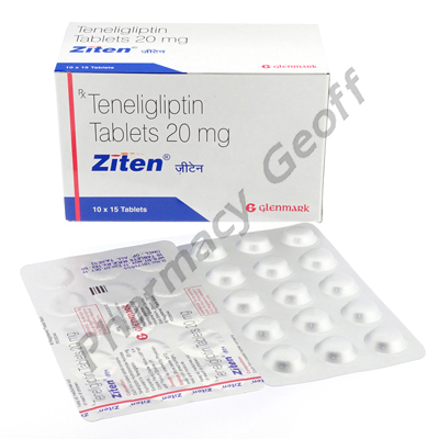 Ziten (Teneligliptin) - 20mg (15 Tablets)