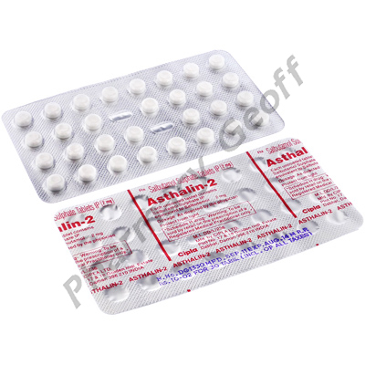 Salbutamol Tablets (Asthalin) - 2mg (30 Tablets)