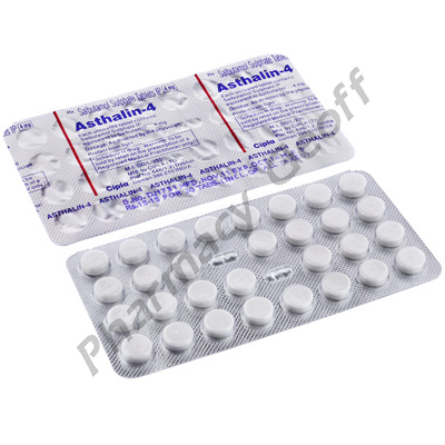 Asthalin (Salbutamol) - 4mg (30 Tablets)