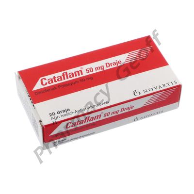Cataflam (Diclofenac Potassium) - 50mg (20 Tablets)