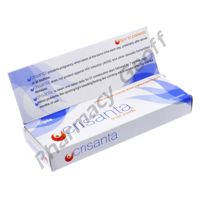 Crisanta (Ethinylestradiol IP/Drospirenone) - 0.03/3.0mg (21 Tablets)