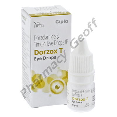 Dorzox-T Eye Drops (Dorzolamide/Timolol) - 2%/0.5% (5mL)