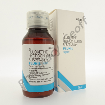 Flunil (Fluoxetine Hydrochloride) - 20mg (60mL)